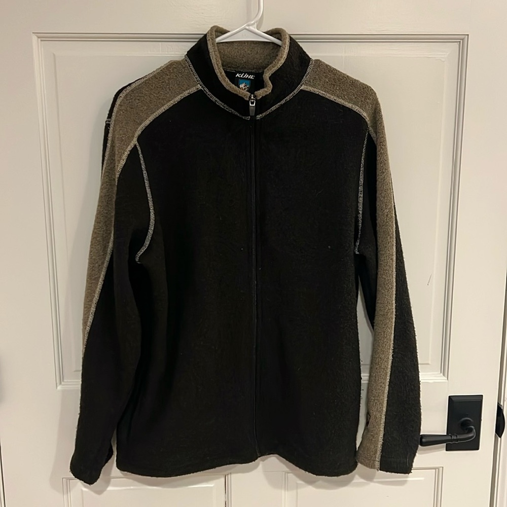 Kuhl Alpaca Men’s fleece zip up jacket